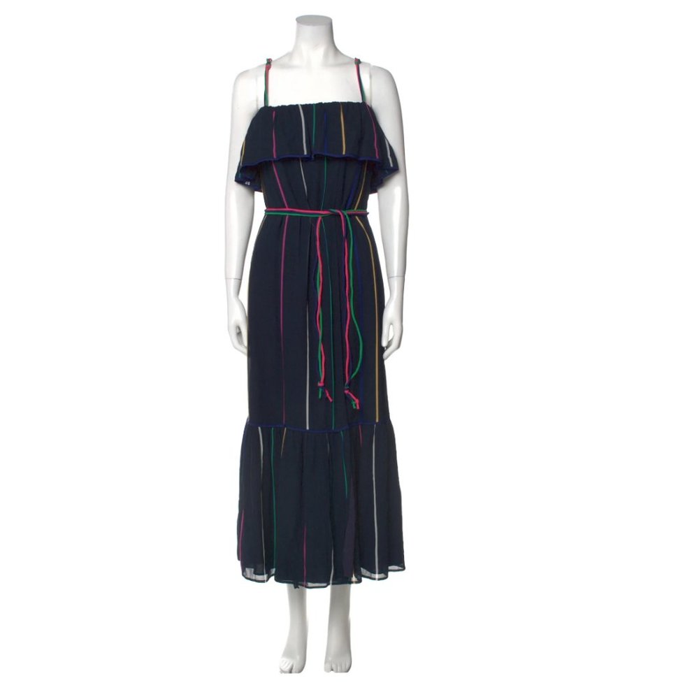 DEREK LAM Striped Long Dress Size: S | US 4